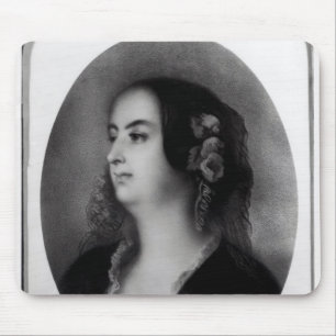 Madame Hanska graviert von Emile Lassalle Mousepad