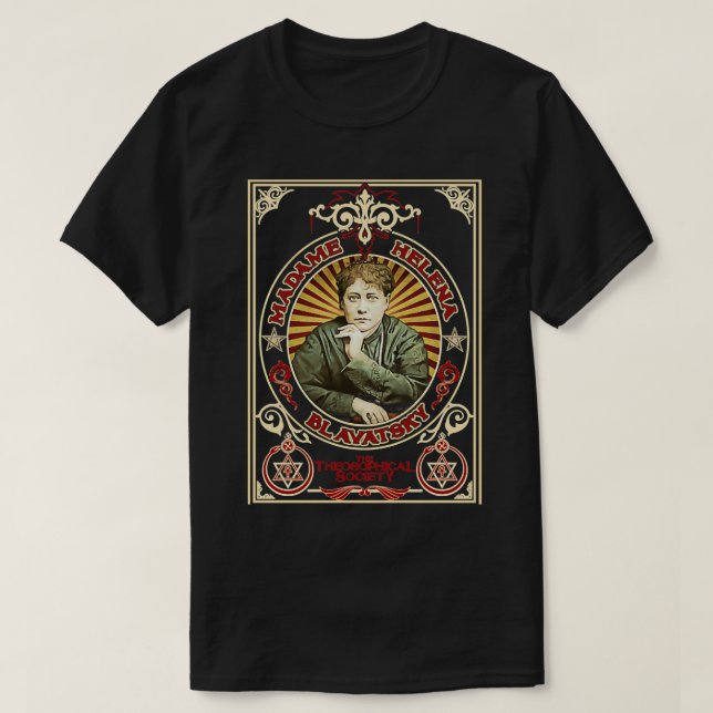 Madame Helena Blavatsky Design T-Shirt (Design vorne)