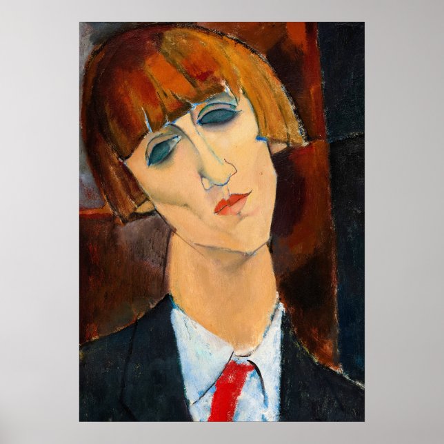 Madame Kisling, 1917 von Amedeo Modigliani Poster (Vorne)