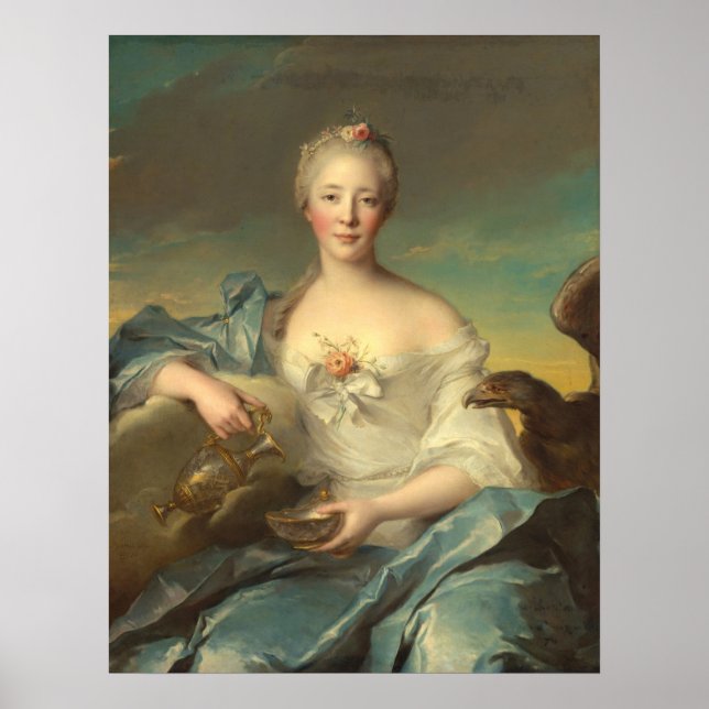 Madame Le Fèvre - Jean-Marc Nattier Fine Art Poster (Vorne)