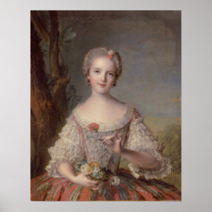 Madame Louise de France – Jean-Marc Nattier Poster