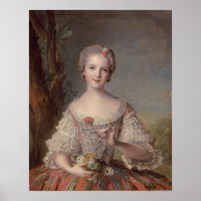Madame Louise de France – Jean-Marc Nattier Poster (Vorne)