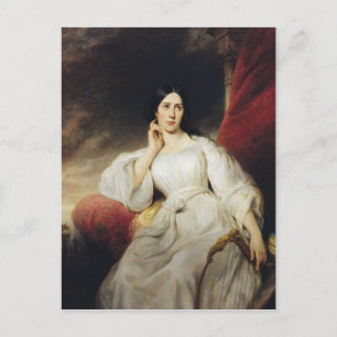 Madame Malibran in der Rolle von Desdemona, 1830 Postkarte