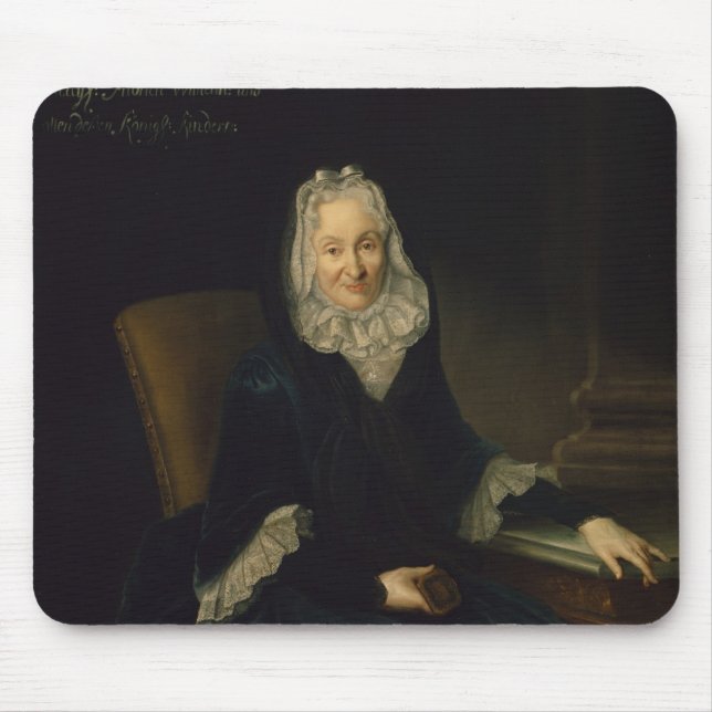 Madame Marte de Rocoulle, c.1735 Mousepad (Vorne)