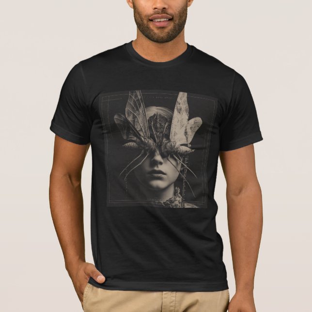 Madame Moth - Gotische Kunst T-Shirt (Vorderseite)