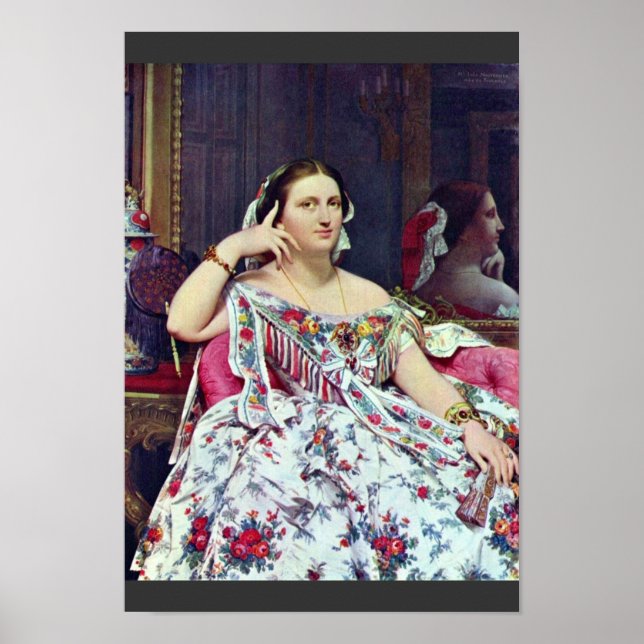 Madame Paul-Sigisbert Moitessier Née Marie-Clotild Poster (Vorne)