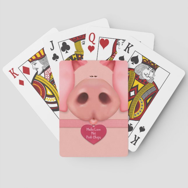 Madame Piggy Bicycle Playing Cards Spielkarten (Rückseite)