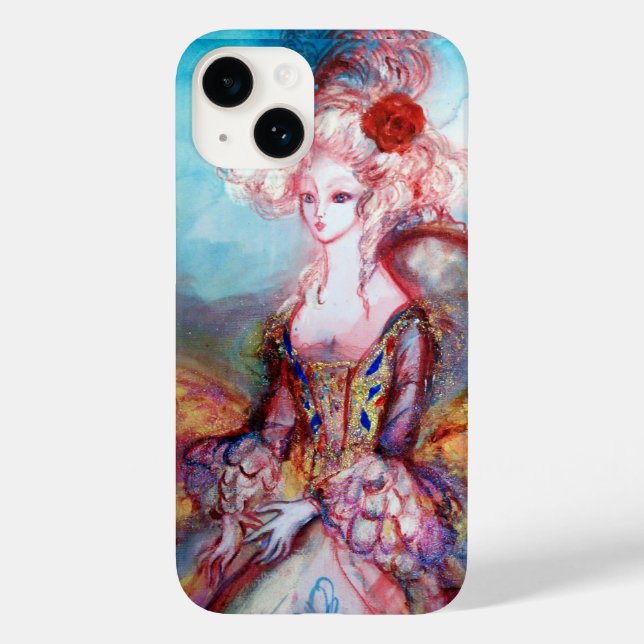 MADAME POMPADOUR ,Elegante Schönheitsmode Case-Mate iPhone Hülle (Rückseite)