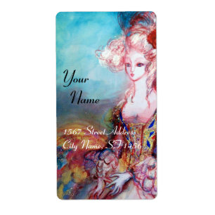 MADAME POMPADOUR, hellrosa blau