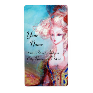 MADAME POMPADOUR, hellrosa blau