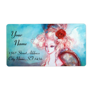 MADAME POMPADOUR, hellrosa blau