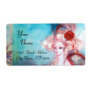 MADAME POMPADOUR, hellrosa blau