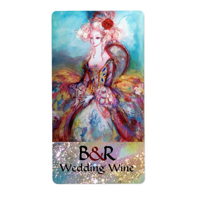 MADAME POMPADOUR MONOGRAM Wedding Wine (Vorne)