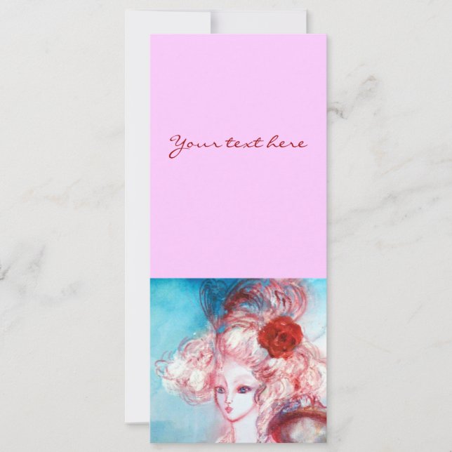 MADAME POMPADOUR,Party für klassische Kostüme Einladung (Vorderseite)