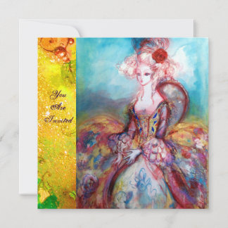 MADAME POMPADOUR,Party für klassische Kostüme Einladung