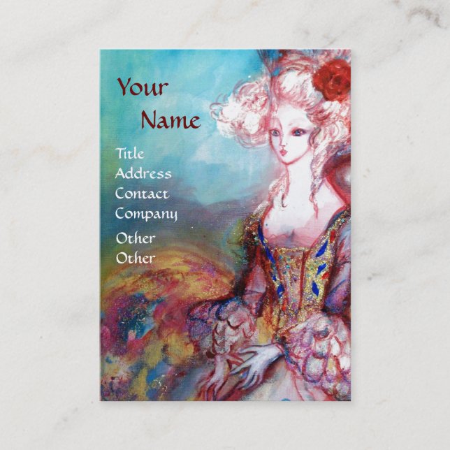 MADAME POMPADOUR Schönheit, Salon, Wellness-Center Visitenkarte (Vorderseite)