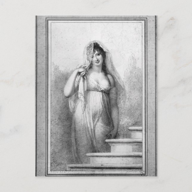 Madame Recamier Postkarte (Vorderseite)