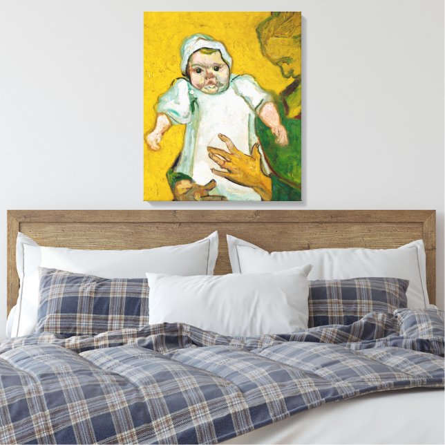 Madame Roulin and Her Baby Leinwanddruck (Insitu (Schlafzimmer))