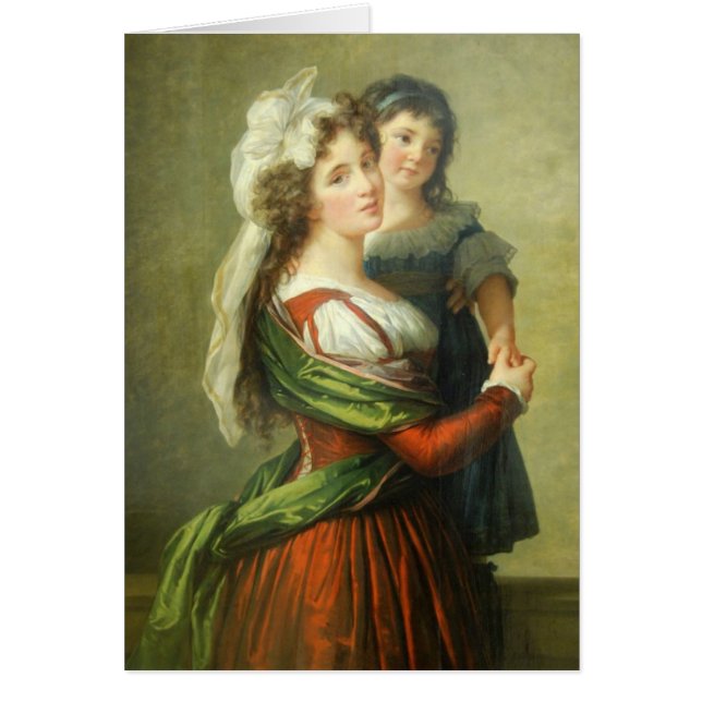 Madame Rousseau und ihre Tochter (Vorne)