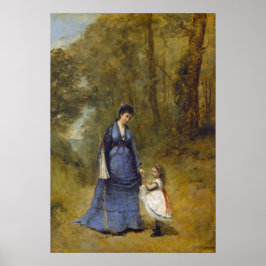 Madame Stumpf - Jean-Baptiste - Corot Fine Art Poster