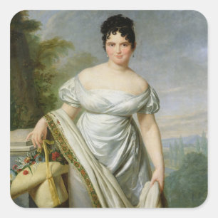 Madame Tallien Quadratischer Aufkleber