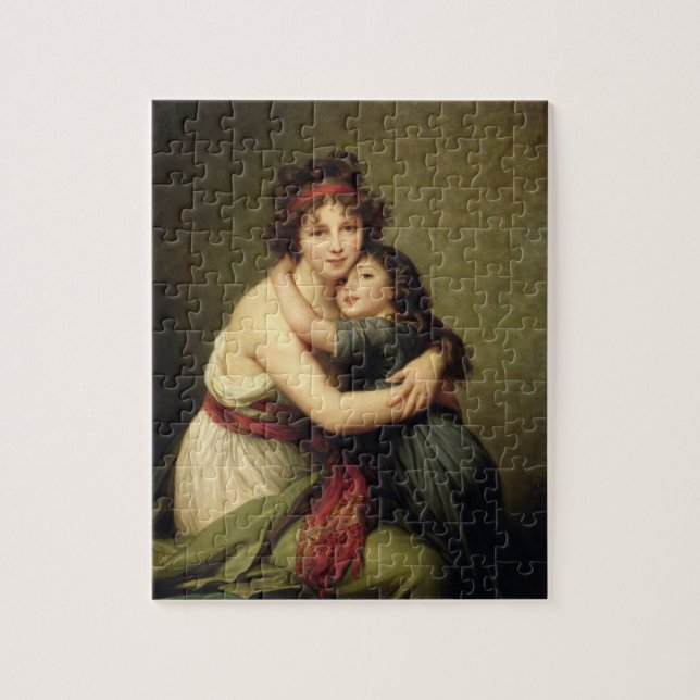 Madame Vigee-Lebrun und ihre Tochter Puzzle (Vertikal)