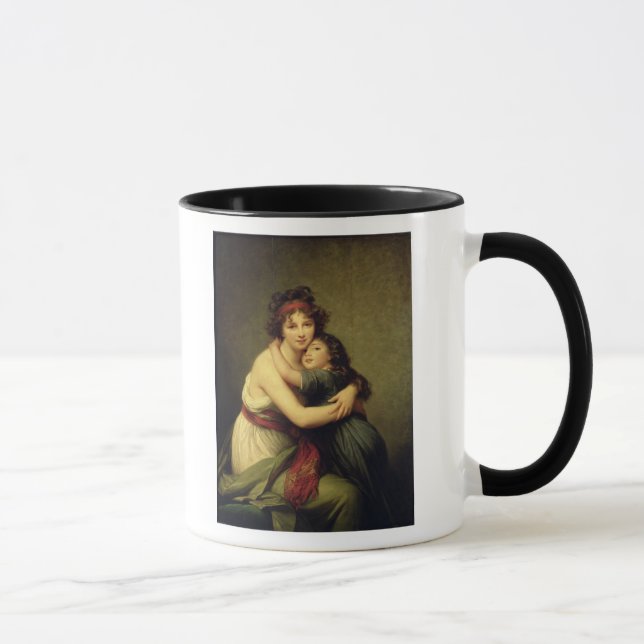 Madame Vigee-Lebrun und ihre Tochter Tasse (Rechts)