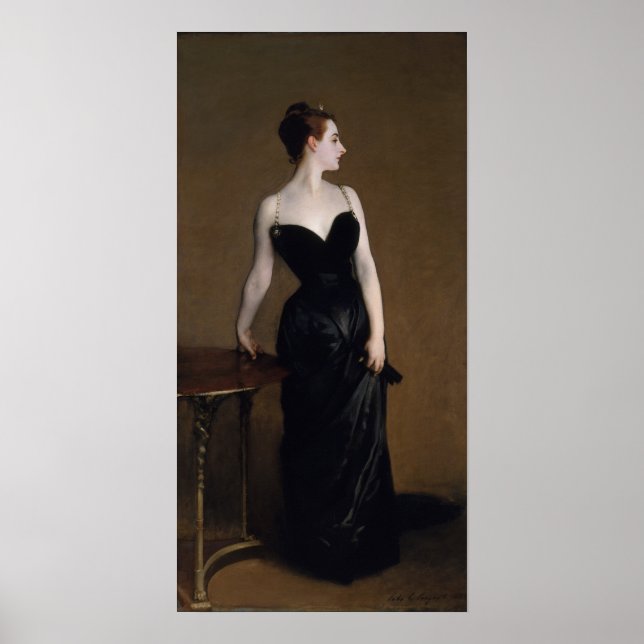 Madame X ~ John Singer Sargent Poster (Vorne)