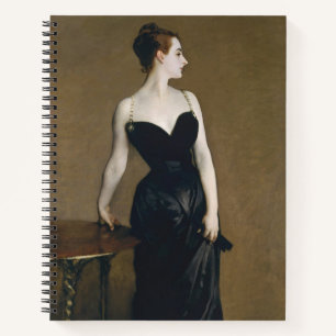 Madame X Porträt von John Singer Sargent Notizbuch