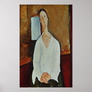 Madame Zborowska mit den umklammerten Händen, Poster