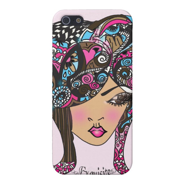 Madamoiselle Mimi Le Exquisite Girlie iPhone 4 Hülle (Hinten)