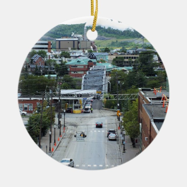 Madawaska Maine Keramikornament (Vorne)