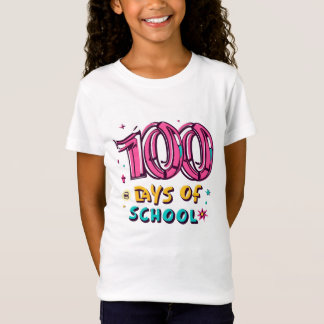 Mädchen 100 Schultage T-Shirt