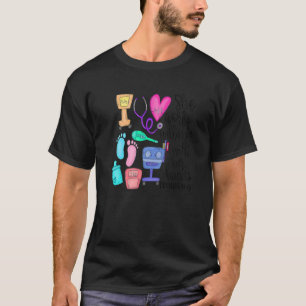 Mädchen 10. Geburtstag ich Rawr! Familie Brachiosa T-Shirt