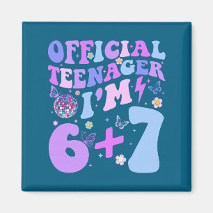 Mädchen 13. Geburtstag 13 Alt Teenager Magnet