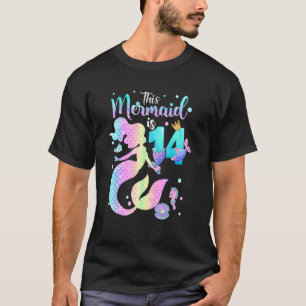 Mädchen 14. Geburtstag Diese Meerjungfrau ist 14 J T-Shirt