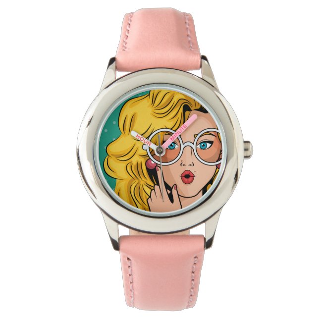 Mädchen #1 armbanduhr (Vorderseite)