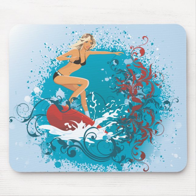 Mädchen 1 Mousepad (Vorne)