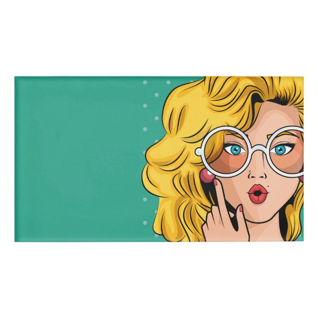 Mädchen #1 namenschild (Vorderseite)