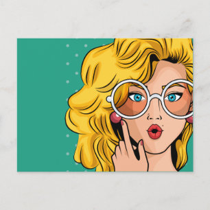 Mädchen #1 postkarte