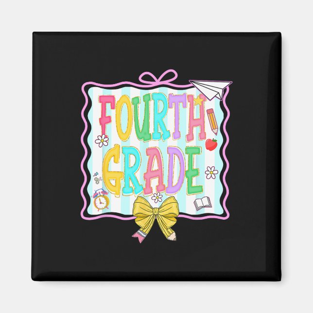 Mädchen 1. Tag der 4. Klasse  Magnet (Vorne)