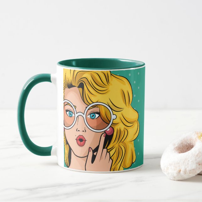 Mädchen #1 tasse (Mit Donut)