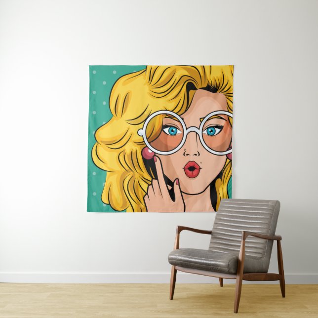 Mädchen #1 wandteppich (Beispiel)