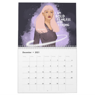 Mädchen 2021 kalender