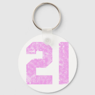 Mädchen-21. Geburtstags-Geschenke Schlüsselanhänger