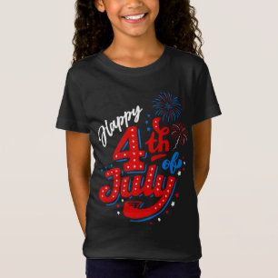 Mädchen 250. Jubiläum 4. Juli T-Shirt