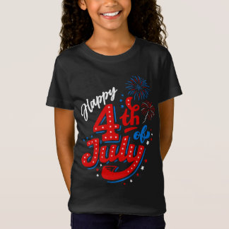 Mädchen 250. Jubiläum 4. Juli T-Shirt