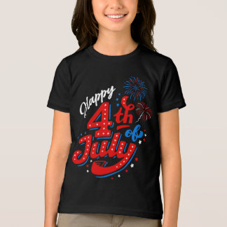 Mädchen 250. Jubiläum 4. Juli  Tri-Blend Shirt