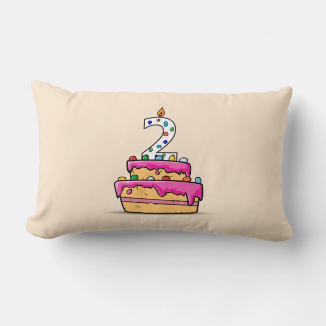 Mädchen, 2. Geburtstag, 2. Lendenkissen (Vorderseite)