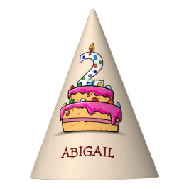 Mädchen, 2. Geburtstag, 2. Partyhütchen